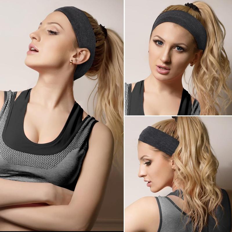 DULTEV Headbands for Women Bands for Women's Hair, Soft Cotton Cloth Stretchy Headbands for Women