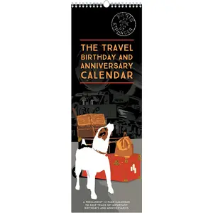 Travel Birthday & Anniversary Perpetual Calendar for Important Family Dates Special Event Calendar Reminder