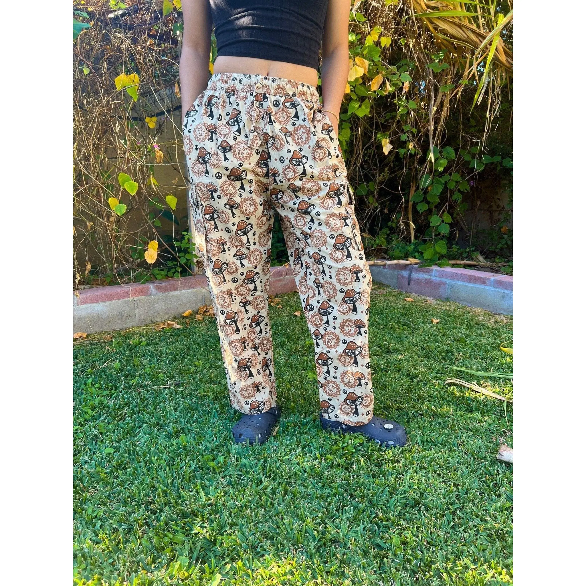 Mushroom Sun Handmade Organic Cotton Pants