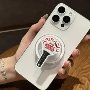Kpop Lightstick Phone Grip Cute Concert Inspired Adjustable Phone Stand Holder For iPhone Samsung Kpop Fan Gift Accessory