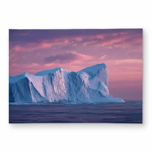 Conscious Sales C1ROAR57N3H3JJ 5 x 7 ft. Iceberg at Dusk - Scenic Photography Outdoor Rectangle Area Rug