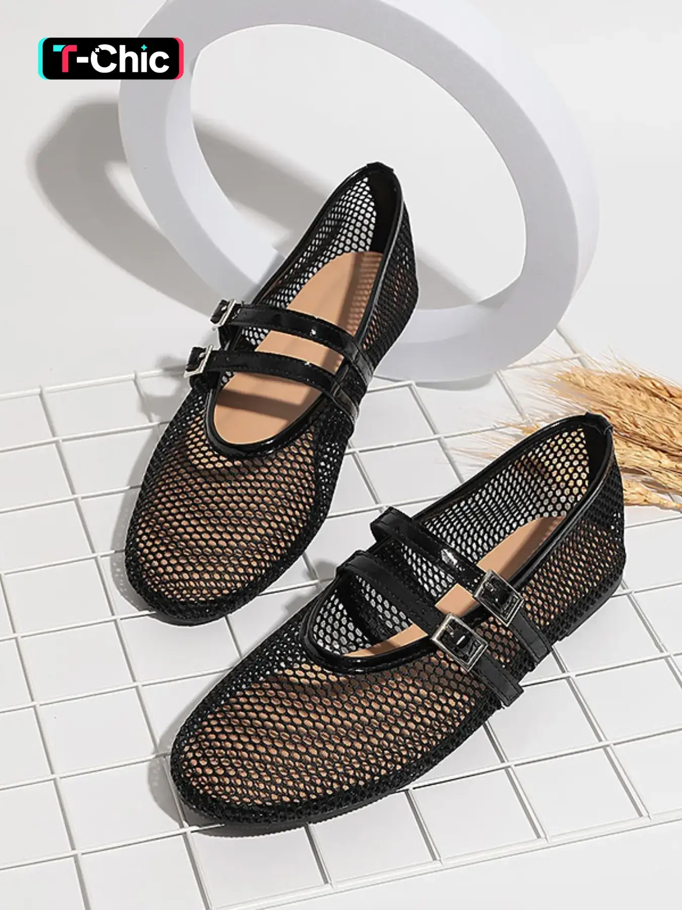 JANE SMITH/ジェーンスミス MESH MERRY JANE SHOES mesh mary jane shoes - TikTok Shop