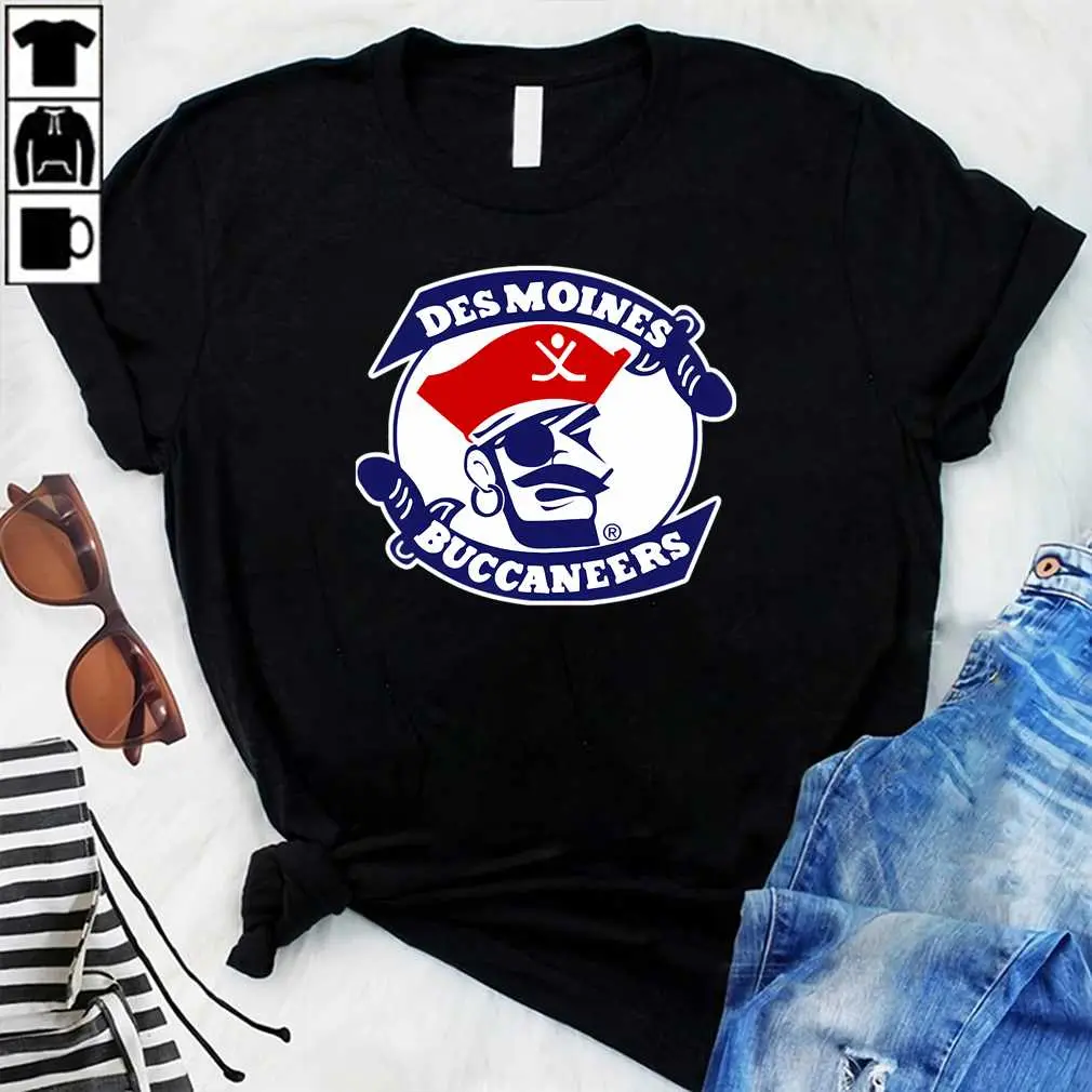 Des Moines Buccaneers Hockey T-Shirt