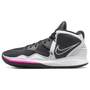 Nike Kyrie Infinity 8 Mid-Top Basketball Shoes for Men and Women with Cushioning, Grip, and Support in Black and White kyrie  skechers