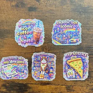 NYC Chaos Sticker Pack – Funny New York City Aesthetic Stickers