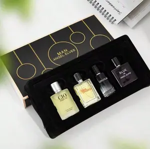 ANGEL ELVES Men's Perfume Gift Set | 4x30ml(1.0fl.oz) | summer fragrance men | perfume para hombres | long lasting perfume | men's colognes | pheromone perfume | mini perfumes | Citrus Woody & Ocean Notes | Eau de Toilette | Gift for Him
