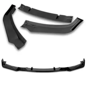 H-Style Front Bumper Lip Body Kit Spoiler Compatible with 2006 - 2008 BMW 3-Series E90 E91 325i 325xi 328i 328xi 335i 335xi 330i 330xi Sedan Bumper ( Does Not Fit M-Sport Or M-Tech Bumper )