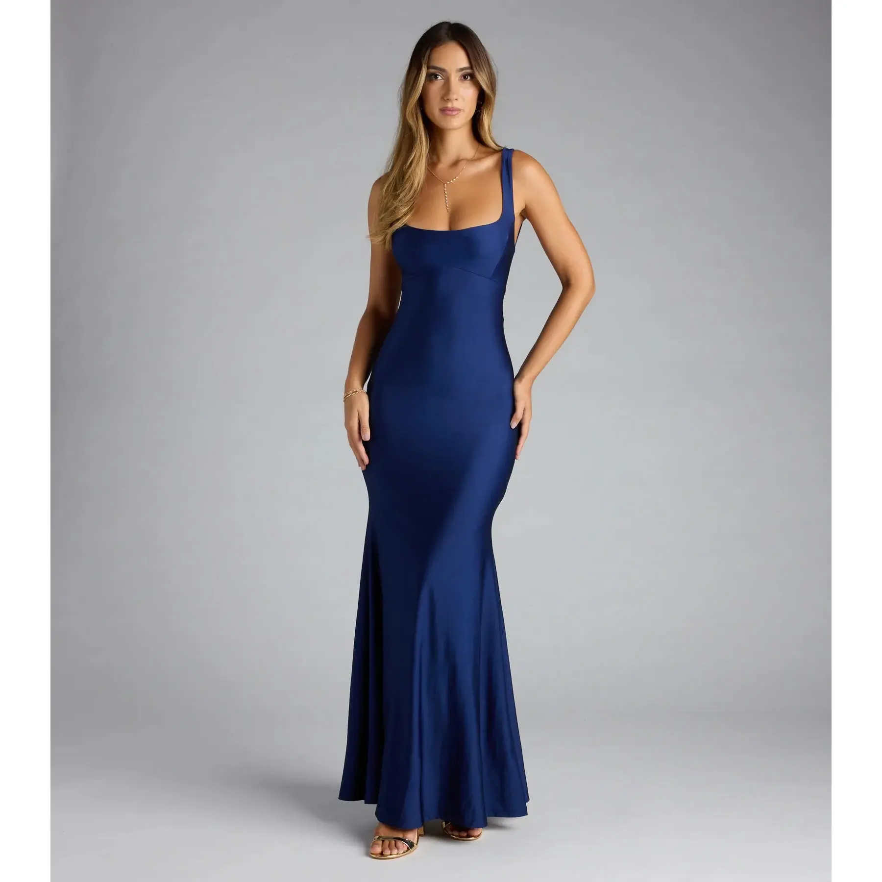 Gabriella Lace-Up Mermaid Formal Dress - TikTok Shop