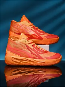 Unisex Trendy Simple Sport Shoes, Low-Top Anti-Slip Wear-Resistant Patchwork Indoor Outdoor Sports Shoes, Basketball Training Daily Use, Stylish Basketball Shoes