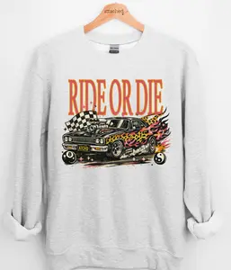 Ride Or Die Attached Graphic Top