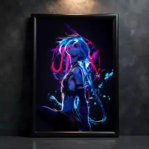 [Sale up to 45%] Jinx Arcane Animated Series League Of Legends Poster Print - No Frame  Posters (NO FRAME)