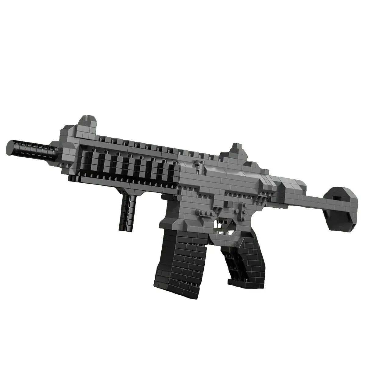 Hk416 Toy Building Model Set, 845 Pieces, DIY Creative Children Education Toy, Unisex Holiday Gift, No Battery Included