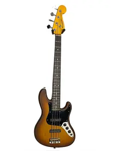 Woodcraft Electric Guitars JB4 Mini "Shortest-Scale" 4-String Electric Bass 3-Tone Burst