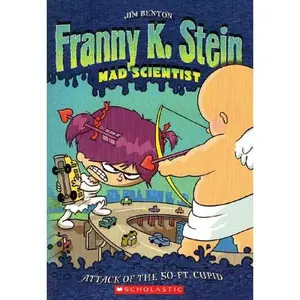 USED Book - Attack of the 50-ft Cupid (Franny K. Stein: Mad Scientist) by Jim Benton (Paperback) - english