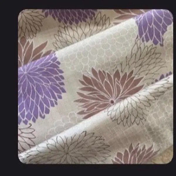 Kobayashi-Designed Retro Country Printed Quilt, Soft Cotton-Polyester Mix, Made in Japan, SKU O248 Printed Quilts. Sold by the yard continuously if more than a yard