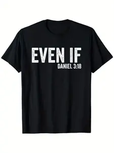 Christian Faith T-Shirt Featuring The Bible Verse Daniel 3:18