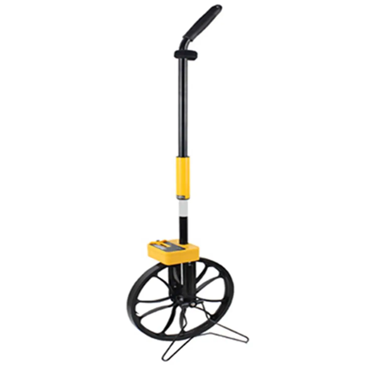 212 MAIN Professional Measuring Wheel (Model 1879-0115) - 3 ft. Wheel, Steel Frame, Easy-Folding Fold-Down Handle, Compact Form, Large Readout, Rough Terrain Compatible, Barrel Clamp, Handle Clasp, Heavy Use Rated, Portable Storage Ready, 3 Ft. Metal Whee