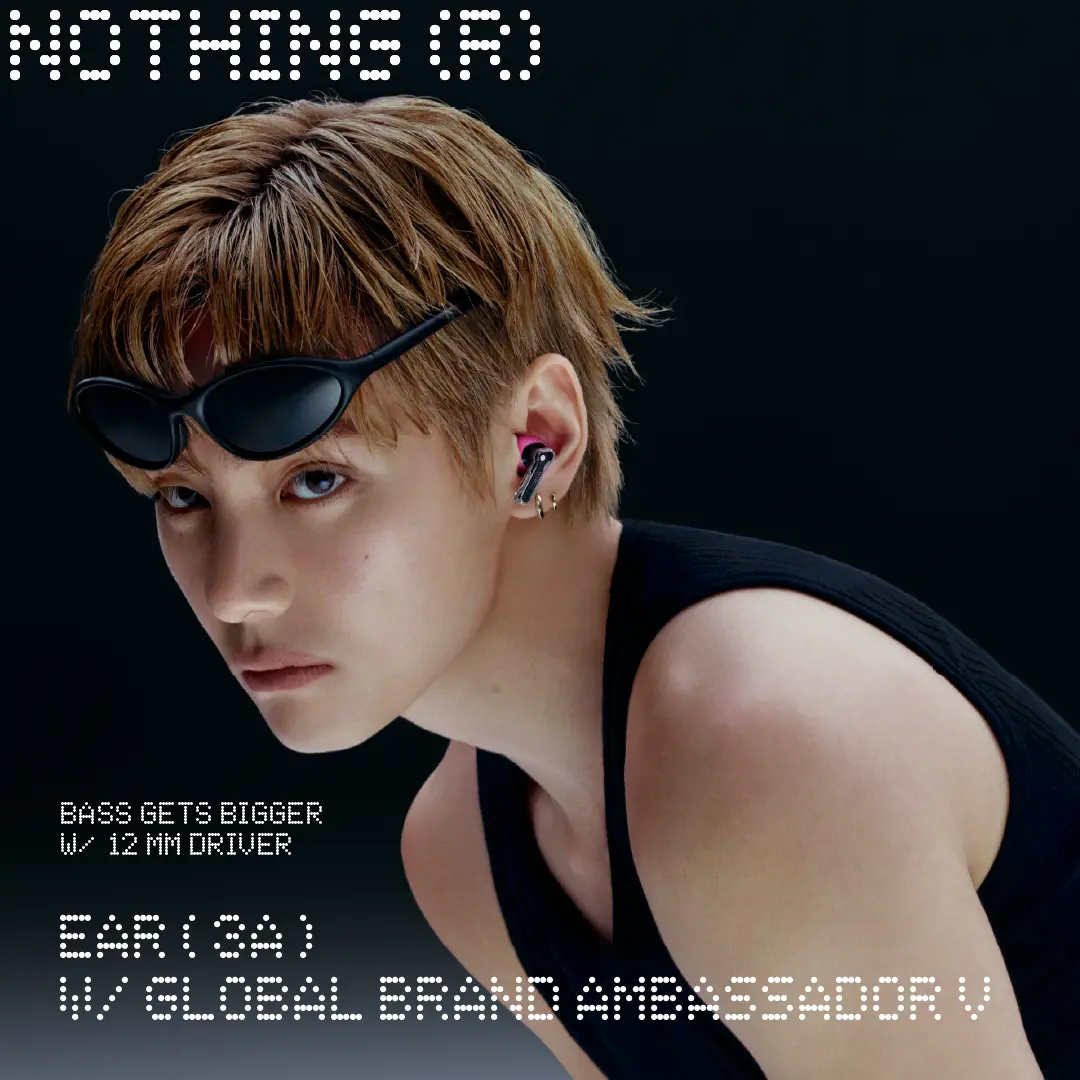 【Global Brand Ambassador V】Nothing Ear (3a) Wireless Earbuds, Android Compatible with Lanyard & Clip, Audio Snapshot, Wideband Active Noise Cancellation, Hi-Res Audio (LDAC & LHDC), 12mm Dynamic Bass Boost, Up to 42H Playtime, 6 Mics for Calls, White
