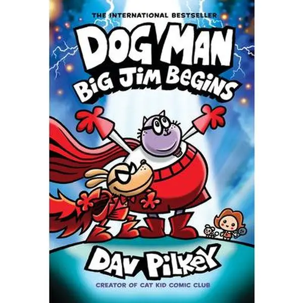 Dog Man: Big Jim Begins: A Graphic Novel (Dog Man #13), English, Hardcover - From Captain Underpants Creator Dav Pilkey, 1.1 lbs, 8.3" h x 5.7" l x 0.8" w, Heartfelt Adventures