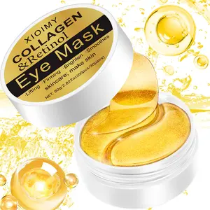 60pcs Collagen & Retinol Eye Masks, Intense Moisturizing, Moisture, Hydrating, Hydrate, Fine Lines Reduction, Brightening, Eye Brightener, Anti-Dryness, Firming, Eye Care, Eye Patch