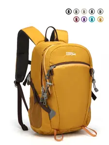 Vintage Multi-Color Outdoor Hiking Backpack, Waterproof Oxford Fabric, Large Capacity, Multiple Compartments, Ideal for Travel Camping School