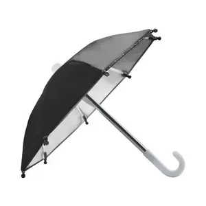 Motorcycle Mini Umbrella Toy, Waterproof Electric Bike Scooter Rainproof Phone Holder, Food Delivery Cycling Accessory
