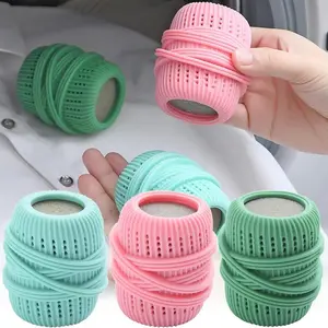 Reusable Washing Machine Hair Remover, 3 Counts/set Random Color Laundry Ball, Anti-winding Laundry Tool Various Laundry Needs for Home Use