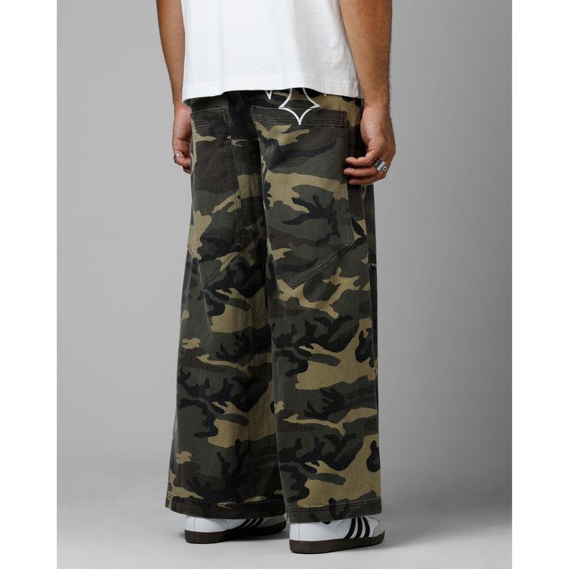 Loiter Skate Jeans Washed Camo