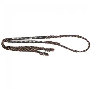 Mini Horse Knotted Competition Reins w/ Crystal Accents
