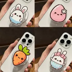 Kawaii Bunny & Egg Magsafe Phone Grip, Magnetic Phone Holder, Accessory for E-Reader, Gift for Holiday
