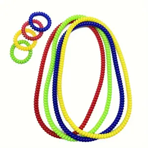 Stretchy Chew Necklace Set (6 Pieces), Kids Stress Relief Sensory Toy, Relieves Teething Discomfort, Educational Gift, Sensory Grippie Set