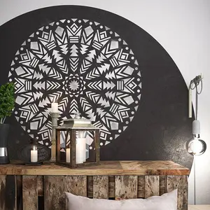 Native Mandala Stencil- Large Wall Stencils- Wall Art Stencil Native Mandala Stencil- Large Wall Stencils- Wall Art Stencil