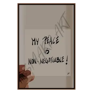 Quotes III - Smard Black Wall Art Print/ Canvas for Home /Office Decor