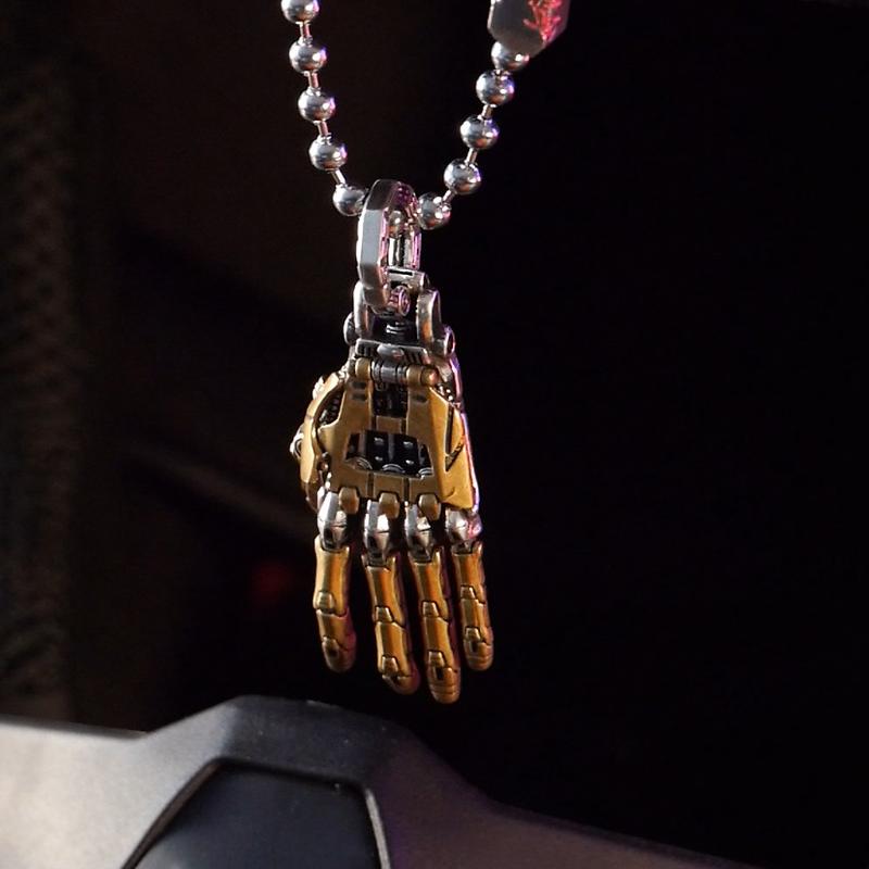 Mechanical Hand Pendant for Necklace, Movable Finger Joints Robot Hand ...
