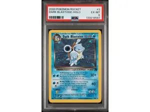 2000 Pokemon Team Rocket Holo Dark Blastoise #3 PSA 6