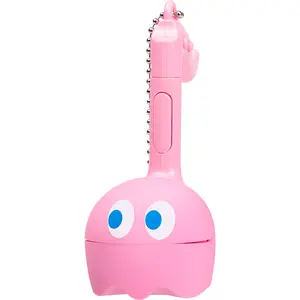 Otamatone Melody PAC-MAN [Pinky] Portable Mini Size Keychain with 11 Pre-Programmed Songs - Musical Electronic Toy from Japan by Maywa Denki