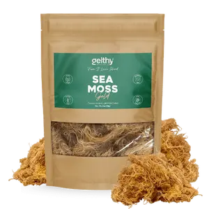 Organic Raw Sea Moss Dried Wildcrafted from St. Lucia