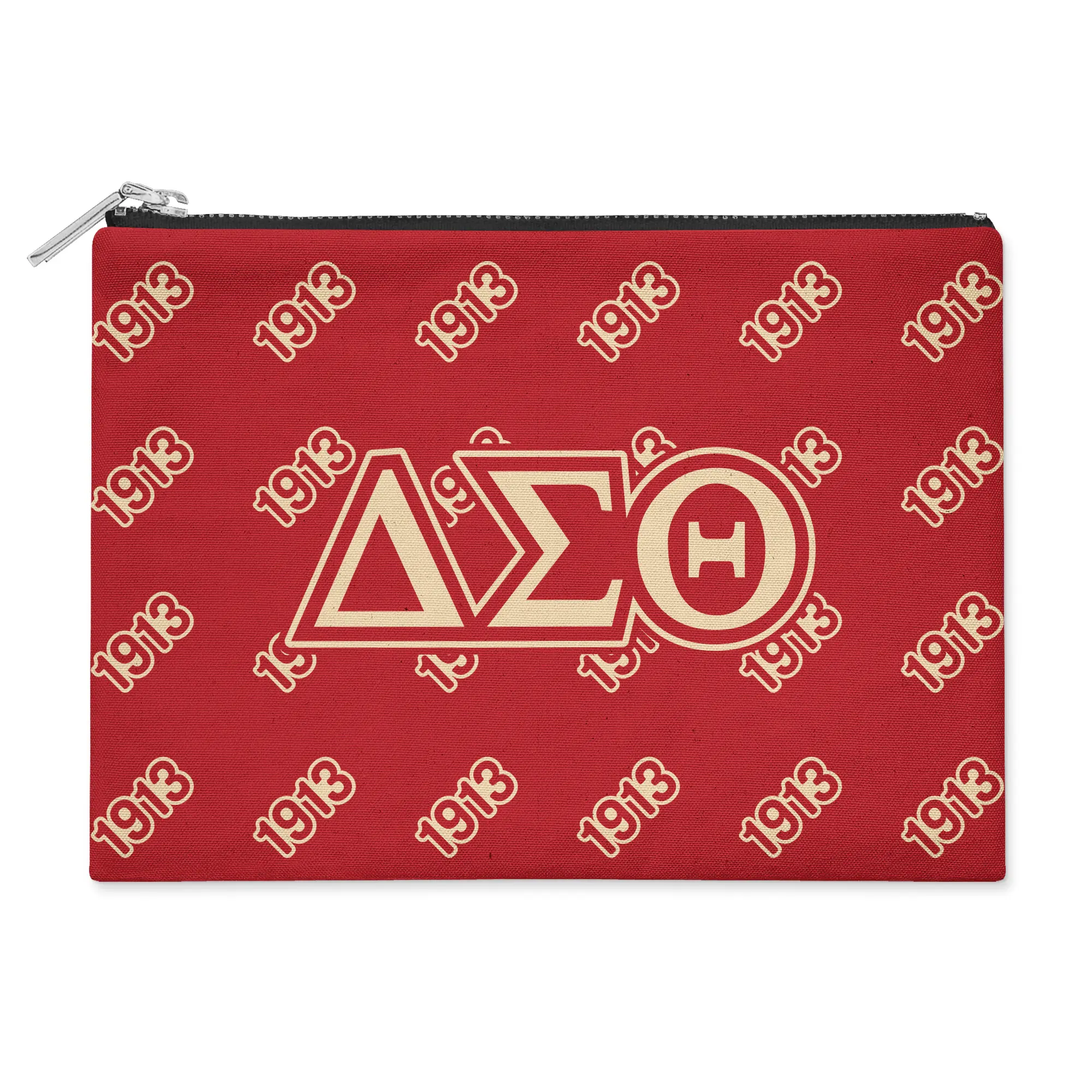 BBGreek – Delta Sigma Theta – Flat Makeup Pouch –  Official Vendor
