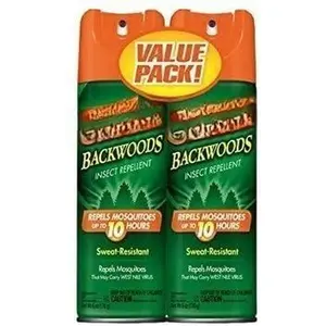 Backwoods Insect Repellent (2 Pack), Repels Mosquitos for Up To 10 Hours, 25% DEET, 6 Ounce (Aerosol Spray)