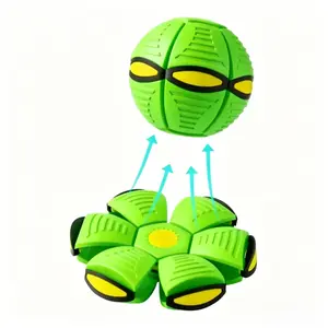 2026 World Cup Magic Bouncy Meta Ball, Deformable Flying Saucer for Kids & Pets, Outdoor Interactive Toy, Parent-Child Game, Perfect Holiday Gift for Birthday & Graduation, Durable UFO Sensory Toy for Boys freak Girls