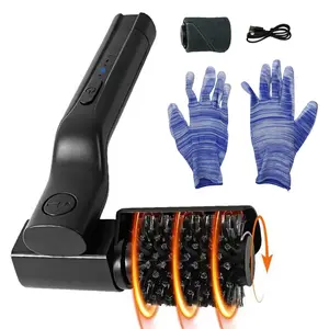 2026 New Model,Electric BBQ Grill Brush, wireless rechargeable, with 2 replacement cleaning brushes, adjustable angle, BBQ accessories, barbecue tools, Barbecue Utensils. Wire brush for cleaning rust, grills, dirt, paint removal and welding.