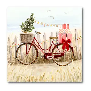 Courtside Market Christmas Coast I 24x24 Canvas