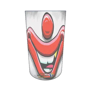 Amputee Sock "Creepy Clown Smile V1", Prosthetic Limb Sock, 3ply Stump Sock