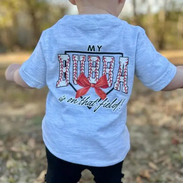 Bow Bubba on that Field Shirt, Youth T-shirt, gift for son and daughter, holiday outfit, matching family clothing