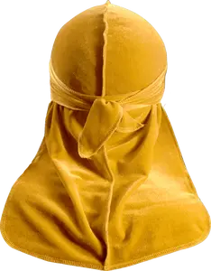 JagRags Premium Yellow and Velvet Durag for Men