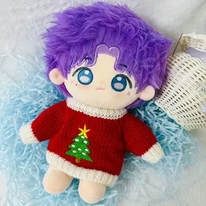 7.87inch Ass't Plush Doll - Naked with Optional Skeleton, DIY Makeup & Clothing Kit for the Perfect Birthday Gift