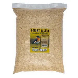 Desert Valley White Millet Proso Seed - All Natural - Non-GMO - Premium Wild Bird Seed