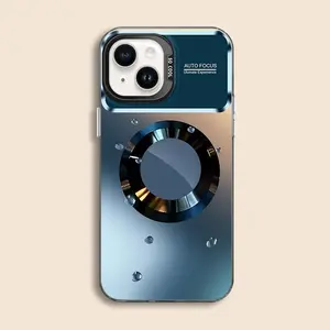 Suitable for [iPhone 13] New high-end water drop magnetic IMD mobile phone case New business simple soft silicone mobile phone case with magnetic function Affordable price Anti-drop and anti-fingerprint 995