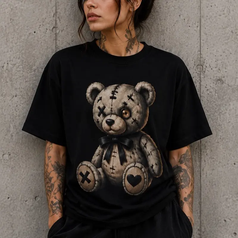 Unisex Garment-Dyed T-shirt Cotton Fabric