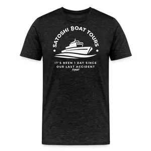 Satoshi Boat Tour Bitcoin T-Shirt